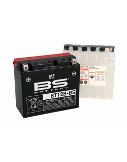 Batterie BS BATTERY sans entretien avec pack acide - BT12B-BS