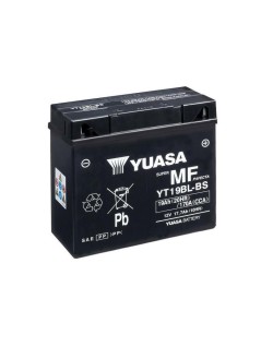 Batterie YUASA sans entretien avec pack acide - YT19BL-BS