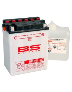 Batterie BS BATTERY Haute-performance avec pack acide - BB14L-A2