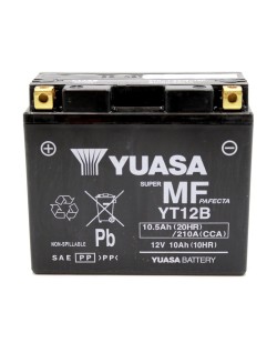 Batterie YUASA W/C sans entretien activée usine - YT12B FA