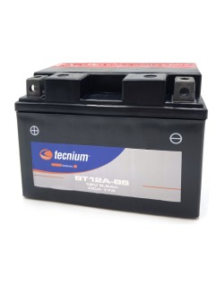 Batterie TECNIUM sans entretien avec pack acide - BT12A-BS