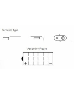 Batterie YUASA conventionnelle sans pack acide - YHD-12