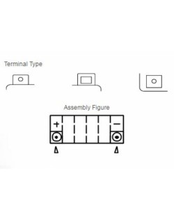 Batterie YUASA sans entretien avec pack acide - YTX16-BS