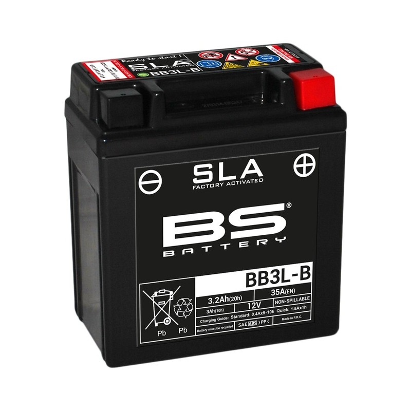 Batterie BS BATTERY SLA sans entretien activé usine - BB3L-B Batterie BS BATTERY SLA sans entretien activé usine - BB3L-B