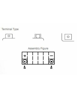 Batterie YUASA sans entretien avec pack acide - YTX7A-BS