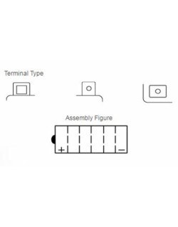 Batterie YUASA conventionnelle sans pack acide - YB18-A
