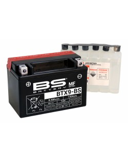 Batterie BS BATTERY sans entretien avec pack acide - BTX9-BS