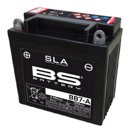 Batterie BS BATTERY SLA sans entretien activée usine - BB7-A