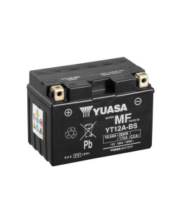 Batterie YUASA sans entretien avec pack acide - YT12A-BS