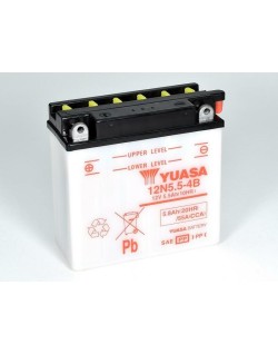 Batterie YUASA conventionnelle sans pack acide - 12N5.5-4B