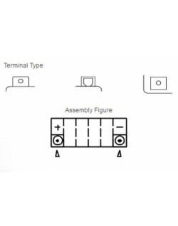 Batterie YUASA sans entretien avec pack acide - YTX14-BS