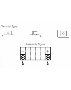 Batterie YUASA sans entretien avec pack acide - YTX7L-BS