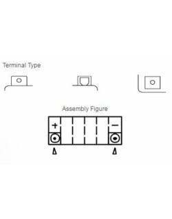 Batterie YUASA sans entretien avec pack acide - YTX9-BS