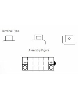 Batterie YUASA conventionnelle sans pack acide - YB14L-B2