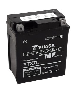 Batterie YUASA W/C sans entretien activée usine - YTX7L FA