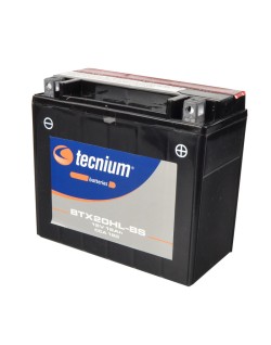 Batterie TECNIUM sans entretien avec pack acide - BTX20HL-BS