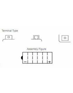 Batterie YUASA conventionnelle sans pack acide - YB4L-A