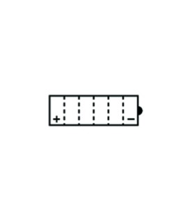Batterie TECNIUM conventionnelle avec pack acide - BB9-B