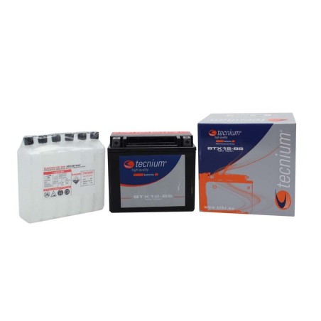 Batterie TECNIUM sans entretien avec pack acide - BTX14-BS