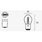Ampoule TECNIUM S1 12V 25/25W - x10 Ampoule TECNIUM S1 12V 25/25W - x10