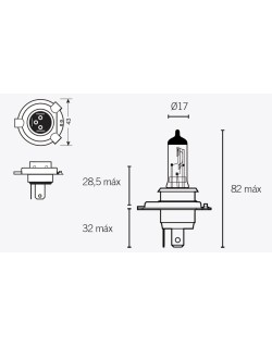 Ampoule V PARTS H4 12V 60/55W
