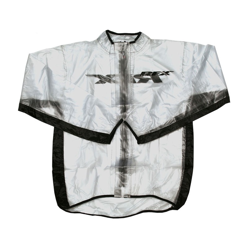 Veste de pluie RFX Sport (Transparent/Noir) - taille S Veste de pluie RFX Sport (Transparent/Noir) - taille S
