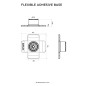 Base flexible adhésive QUAD LOCK 360 Base flexible adhésive QUAD LOCK 360