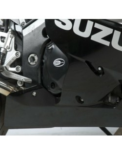 Couvre-carter droit R&G RACING noir Suzuki GSX-R750