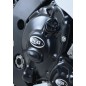 Couvre carter R&G RACING Race Series droit (embrayage) noir Yamaha R1 Couvre carter R&G RACING Race Series droit (embrayage) noir Yamaha R1