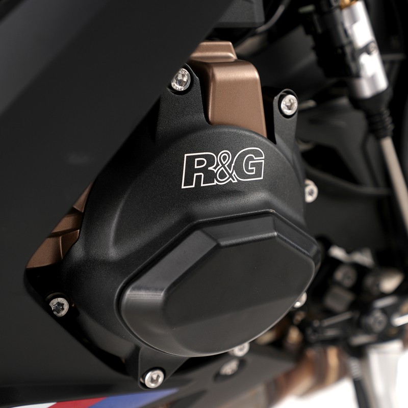 Kit de couvre-carter moteur (alternateur/pompe à eau/embrayage) R&G RACING PRO noir Kit de couvre-carter moteur (alternateur/pompe à eau/embrayage) R&G RACING PRO noir