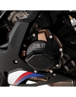 Kit de couvre-carter moteur (alternateur/pompe à eau/embrayage)  R&G RACING PRO noir