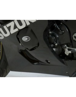 Couvre-carter gauche R&G RACING noir Suzuki GSX-R750