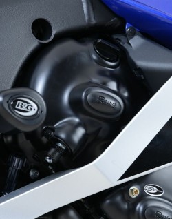 Couvre-carter droit R&G RACING Race Series noir Yamaha YZF-R6
