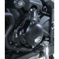 Couvre-carter gauche R&G RACING noir Triumph