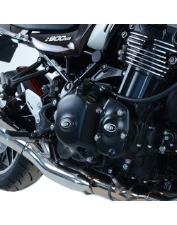Couvre-carter droit (embrayage) R&G RACING noir Kawasaki Z900RS