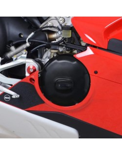 Couvre-carter d'embrayage R&G RACING Race Series noir Ducati Panigale V4/V4S