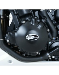 Couvre-carter gauche R&G RACING noir Triumph Speed Triple