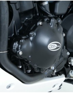 Couvre-carter gauche R&G RACING noir Triumph Speed Triple