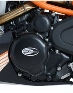 Couvre carter R&G RACING gauche noir KTM 390 Duke