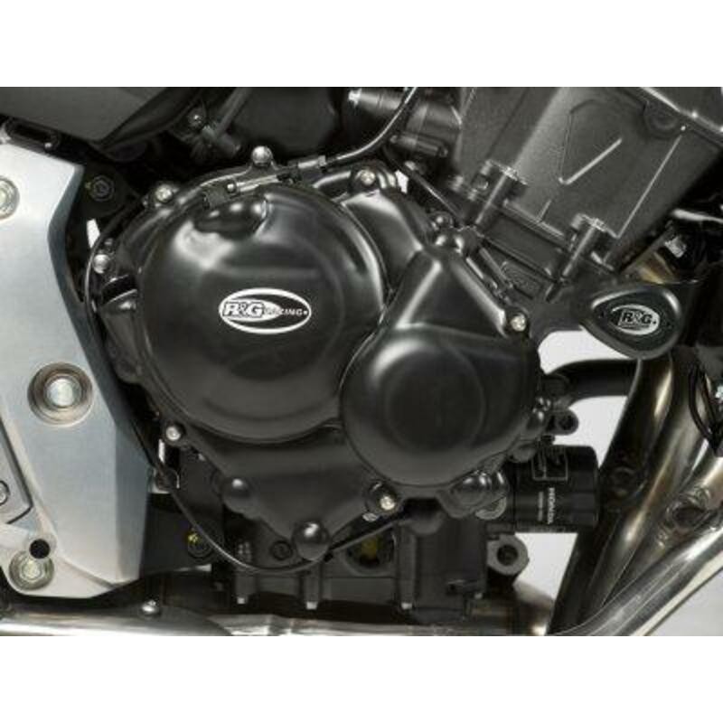 Couvre-carter droit R&G RACING noir Honda CB600F Couvre-carter droit R&G RACING noir Honda CB600F