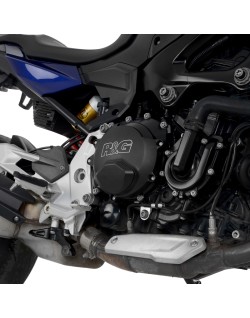 Kit de couvre-carter moteur (alternateur/embrayage) R&G RACING PRO noir