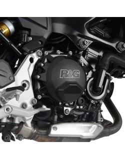 Kit de couvre-carter moteur (alternateur/embrayage) R&G RACING PRO noir