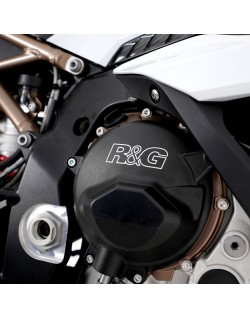 Kit de couvre-carter moteur (alternateur/embrayage) R&G RACING PRO noir