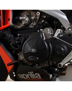 Kit de couvre-carter R&G RACING Race Series - noir Aprilia