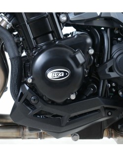 Couvre-carter gauche R&G RACING noir Kawasaki Z900