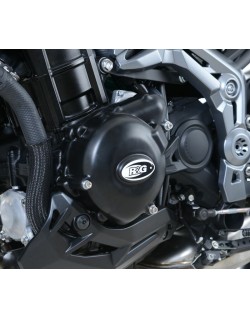 Couvre-carter gauche R&G RACING noir Kawasaki Z900