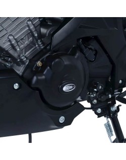 Couvre-carter gauche (alternateur) R&G RACING noir Suzuki GSX-R125