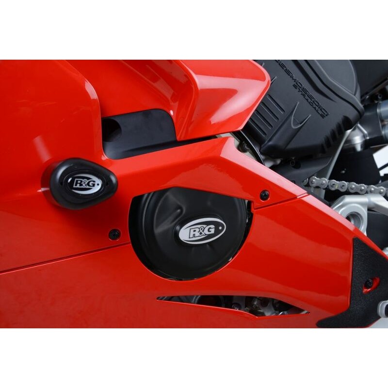 Couvre-carter d'alternateur R&G RACING noir Ducati Panigale V4/V4S Couvre-carter d'alternateur R&G RACING noir Ducati Panigale V4/V4S