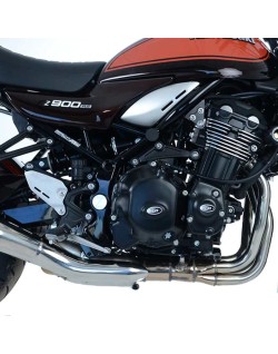 Couvre-carter droit (démarreur) R&G RACING noir Kawasaki Z900RS