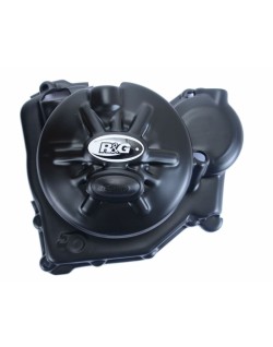 Couvre carter droit R&G RACING Race Series noir Aprilia RSV4RR